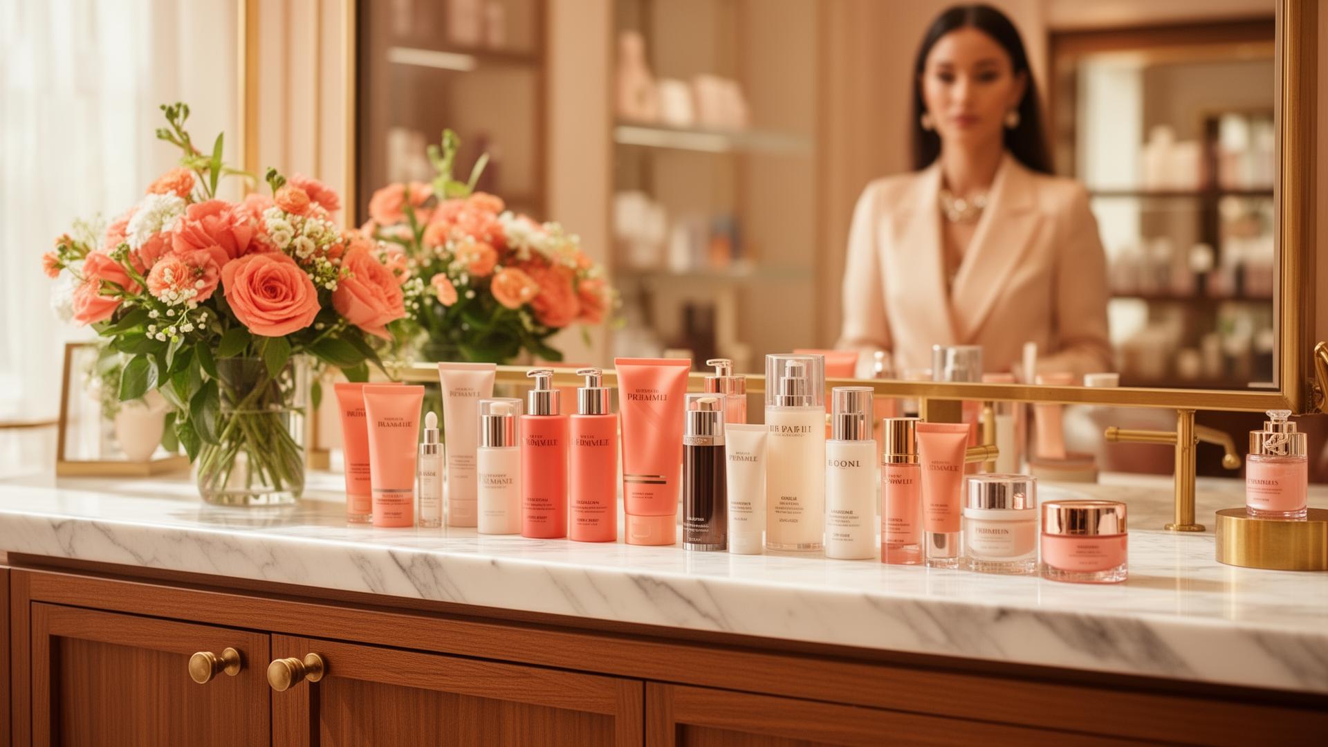 Premium beauty brand experience — product detail and retail ritual